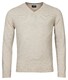 Baileys V-Neck Lambswool Uni Color Single Knit Pullover Off White