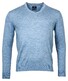 Baileys V-Neck Merino Pullover Single Knit Light Blue