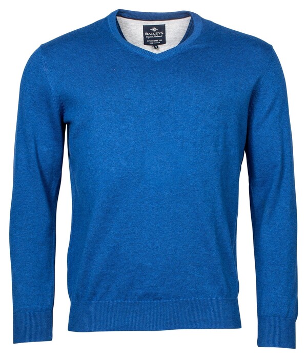 Baileys V-Neck Pullover Bright Blue