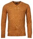 Baileys V-Neck Pullover Lambswool Single Knit Trui Goudgeel