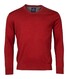 Baileys V-Neck Pullover Single Knit Combed Cotton Stone Red