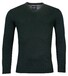 Baileys V-Neck Pullover Single Knit Combed Cotton Trui Donker Groen