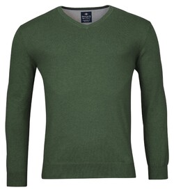 Baileys V-Neck Pullover Single Knit Green