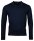 Baileys V-Neck Pullover Single Knit Merino Navy