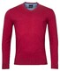 Baileys V-Neck Pullover Single Knit Pima Cotton Red Plum