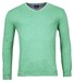 Baileys V-Neck Single Knit Pima Cotton Pullover Cascade Green