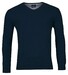 Baileys V-Neck Single Knit Uni Pima Cotton Trui Dark Blue