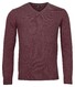 Baileys V-Neck Uni Color Lambswool Trui Cerise