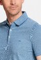 Baileys Vague 2-Tone Oxford Pique Allover Poloshirt Denim Blue