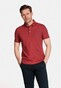 Baileys Vague 2-Tone Oxford Pique Allover Poloshirt Wine Red