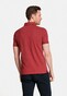 Baileys Vague 2-Tone Oxford Pique Allover Poloshirt Wine Red