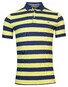 Baileys Yarn Dyed Stripes Solid Pique 2-Tone Poloshirt Pastel Lime