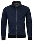 Baileys Zip 2-Tone Jacquard Interlock Vest Jeans Blauw