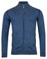 Baileys Zip All Over Plated Cardigan Jeans Blue