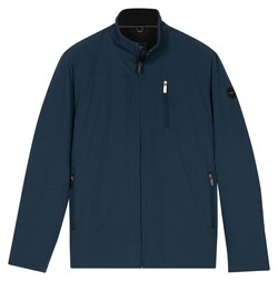 Baileys Zipped Sidepockets High Zip Collar Jack Dark Denim Blue