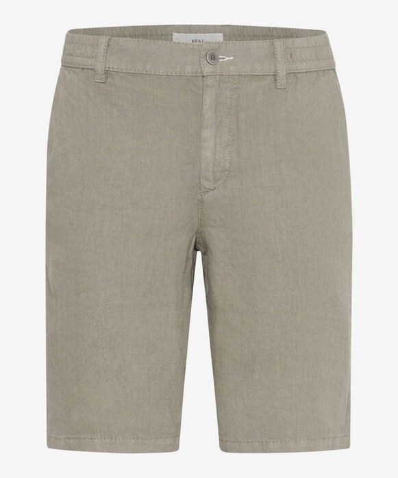 Brax Balu Linen Bermuda Khaki