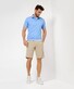 Brax Bari Casual Flat-Front Cotton Flex Twill Bermuda Cosy Linen