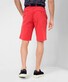 Brax Bari Casual Flat-Front Cotton Flex Twill Bermuda Indian Red