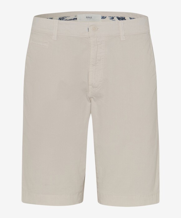 Brax Bari Casual Flat-Front Cotton Flex Twill Bermuda Seed