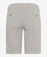 Brax Bari Casual Flat-Front Cotton Flex Twill Bermuda Silver Bright