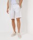 Brax Bari Casual Flat-Front Cotton Flex Twill Bermuda Wit