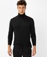 Brax Benno Rollneck Cotton Lyocell Jersey Quality Pullover Black