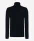 Brax Benno Rollneck Cotton Lyocell Jersey Quality Pullover Black