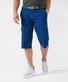 Brax Bill Cargo Denim Bermuda Midden Blauw