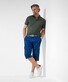 Brax Bill Cargo Denim Bermuda Midden Blauw