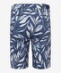 Brax Bozen Casual Ultralight Blue Planet Bermuda Blauw