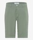 Brax Bozen Ultralight Casual Flat-Front Easy Care Bermuda Avocado