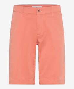 Brax Bozen Ultralight Casual Flat-Front Easy Care Bermuda Peach