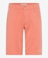 Brax Bozen Ultralight Casual Flat-Front Easy Care Bermuda Peach