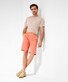 Brax Bozen Ultralight Casual Flat-Front Easy Care Bermuda Peach