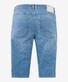 Brax Brad Smart Denim Summer Soul Easy Care Bermuda Bleached Blue Used