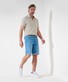 Brax Brad Smart Denim Summer Soul Easy Care Bermuda Bleached Blue Used