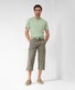 Brax Brady ong Bermuda Cotton Flex Twill Cargo Pale Olive