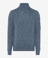 Brax Brian Col Merino Wool Easy Wash Material Mix Pullover Storm