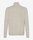 Brax Brian Fantasy Uni Color Knit Pattern Rollneck Pullover Off White