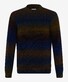 Brax Buddy Knit Multicolor Fantasy Pullover Dark Brown Melange