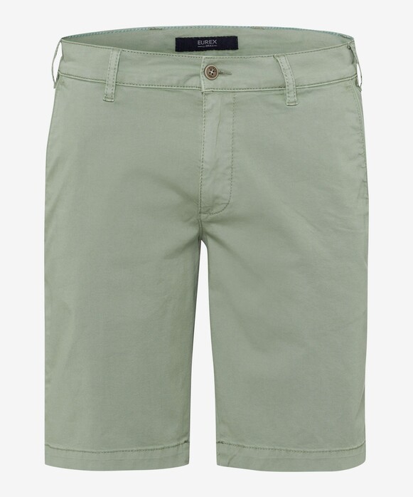 Brax Burt Fine Twill Flat Front Bermuda Khaki