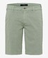 Brax Burt Fine Twill Flat Front Bermuda Khaki