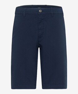 Brax Burt Fine Twill Flat Front Bermuda Navy