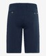 Brax Burt Fine Twill Flat Front Bermuda Navy