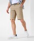 Brax Burt Lightweight Exclusive Twill Subtle Texture Bermuda Beige