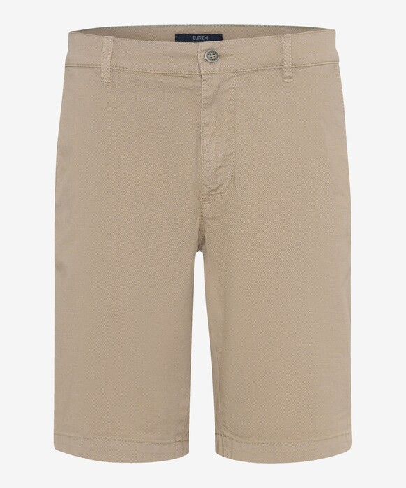 Brax Burt Lightweight Exclusive Twill Subtle Texture Bermuda Beige