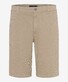 Brax Burt Lightweight Exclusive Twill Subtle Texture Bermuda Beige