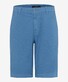 Brax Burt Lightweight Exclusive Twill Subtle Texture Bermuda Blauw