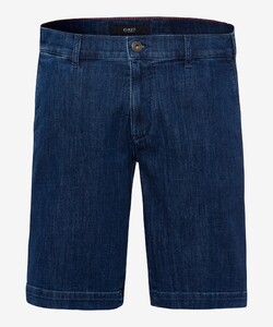 Brax Burt Lightweight Smart Denim Bermuda Midden Blauw