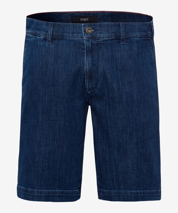 Brax Burt Lightweight Smart Denim Bermuda Midden Blauw